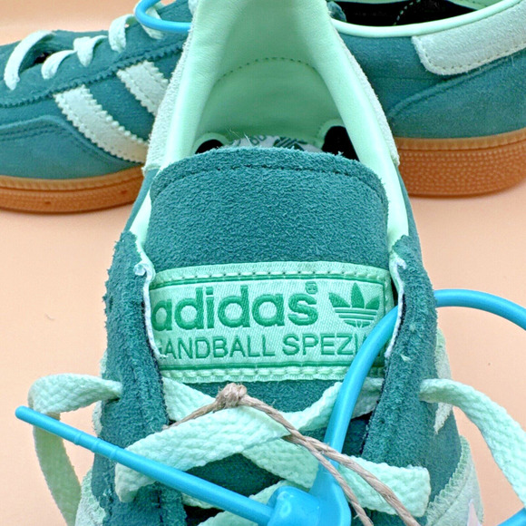 Adidas Unisex Handball Spezial Collegiate Green Spark Sz Men 8 Women 9.5 - Picture 6 of 9